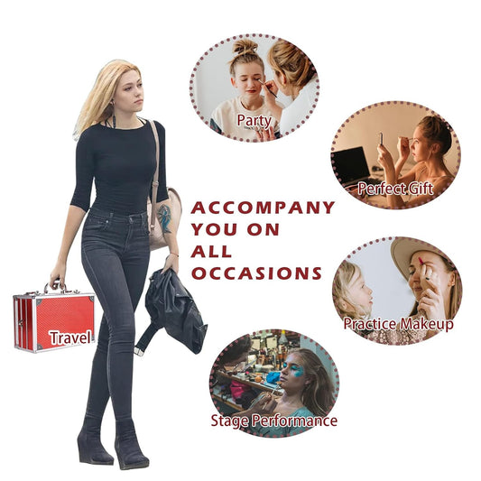 PINGOH 106 Pcs All-in-One Makeup Kit for Teens & Women