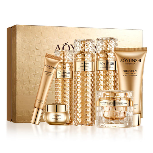 PINGOH Luxurious Hydrating Skincare Gift Set with Cordyceps Extract