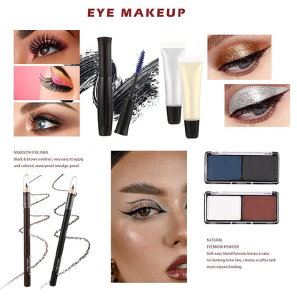 PINGOH 106 Pcs All-in-One Makeup Kit for Teens & Women