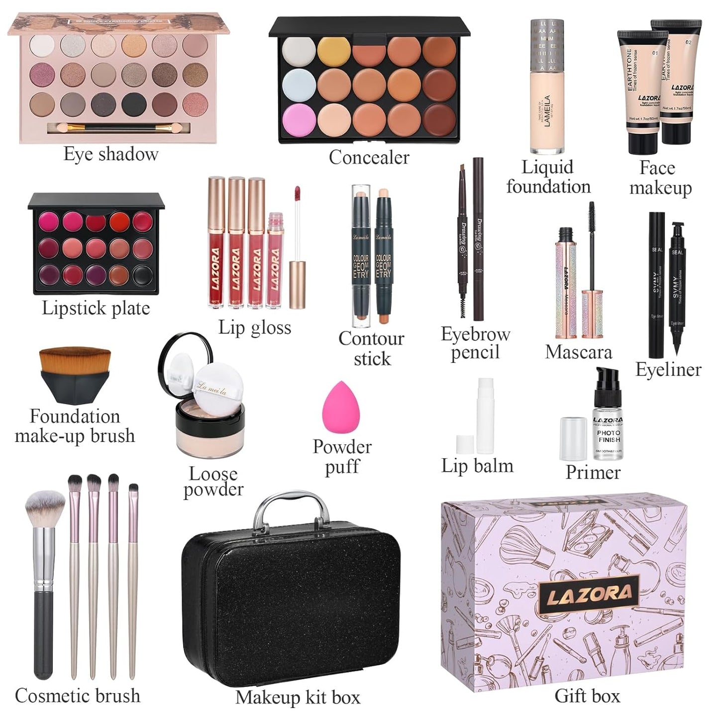 PINGOH All-in-One Makeup Kit