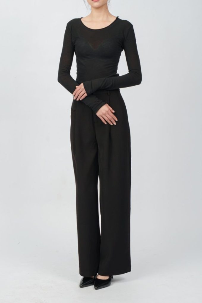 PINGOH Pantaloni larghi con pinces Eleganza senza sforzo. Funzionalità senza compromessi Unisex