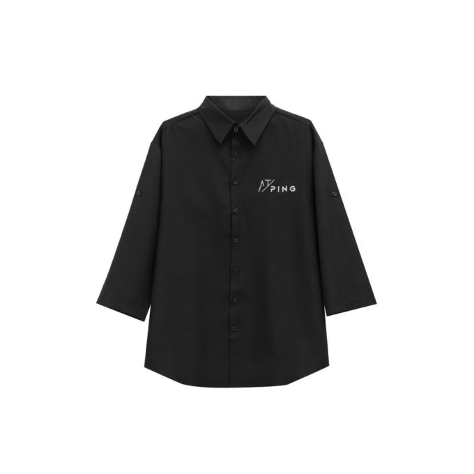 PINGOH Completo lavoro unisex nero: felpa con maniche lunghe + pantaloncini, moda streetwear