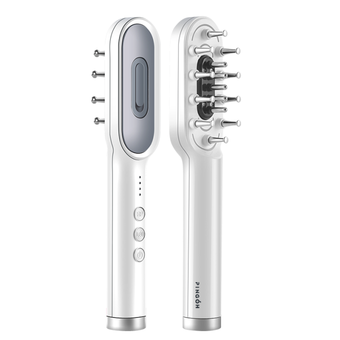 PINGOH Spazzola Minoxidil con Luce Rossa - Applicatore per Lozione e Massaggio Capelli